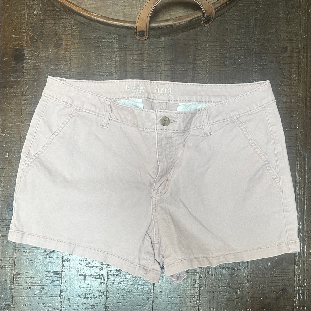 a.n.a Pale Pink Women's Casual Chino Shorts